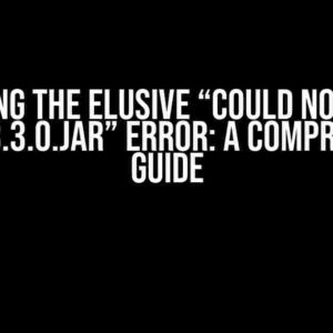 Solving the Elusive “Could not find gradle-8.3.0.jar” Error: A Comprehensive Guide